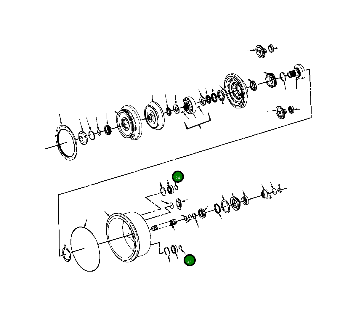 Шариковый подшипник 77 492 H Komatsu