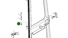 Стопорная гайка - 3/8NC 9413 979 Komatsu