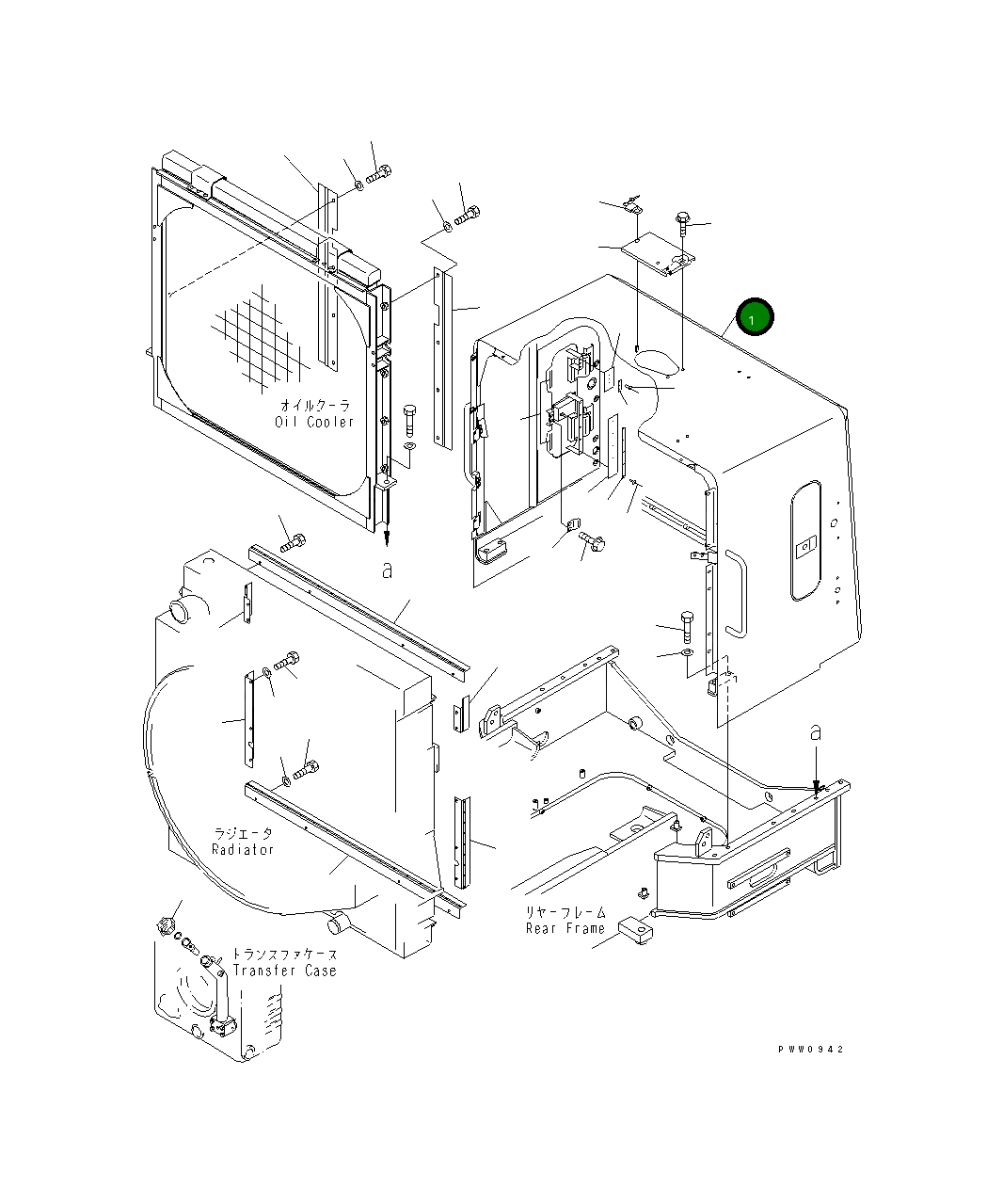 Штанга (приварная) 428-979-1130 Komatsu