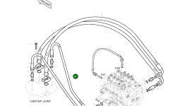 Шланг(DOZER) PF1/2-1400L 2184-1036D253 Komatsu