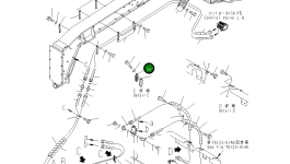Хомут 23B-60-36241 Komatsu