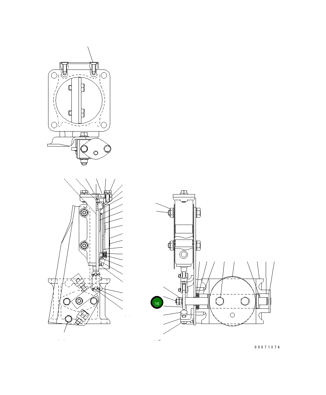Гайка MY0141-0806 Komatsu