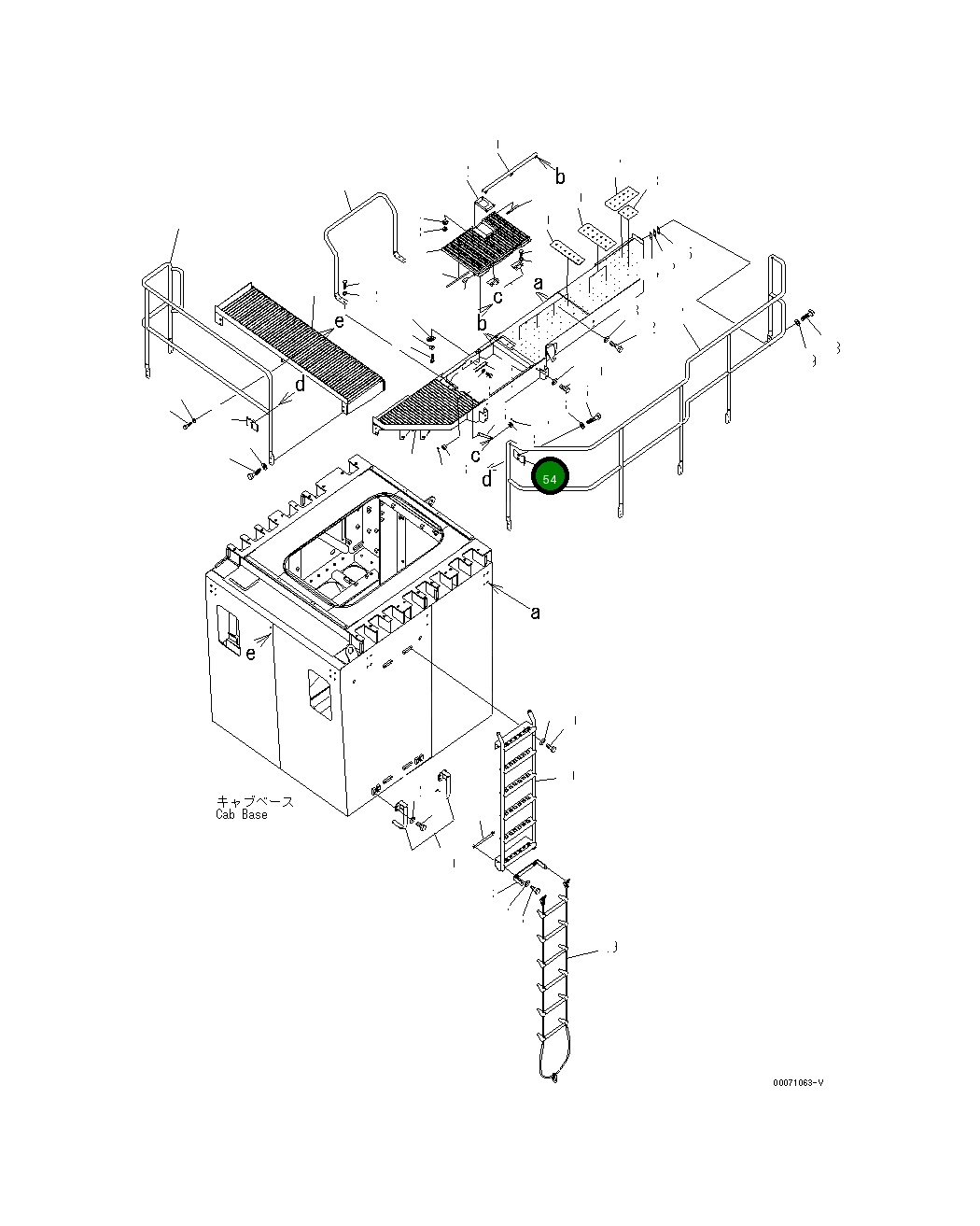 Хомут 21T-54-31150 Komatsu