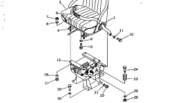 Сиденье 287-57-11850 Komatsu