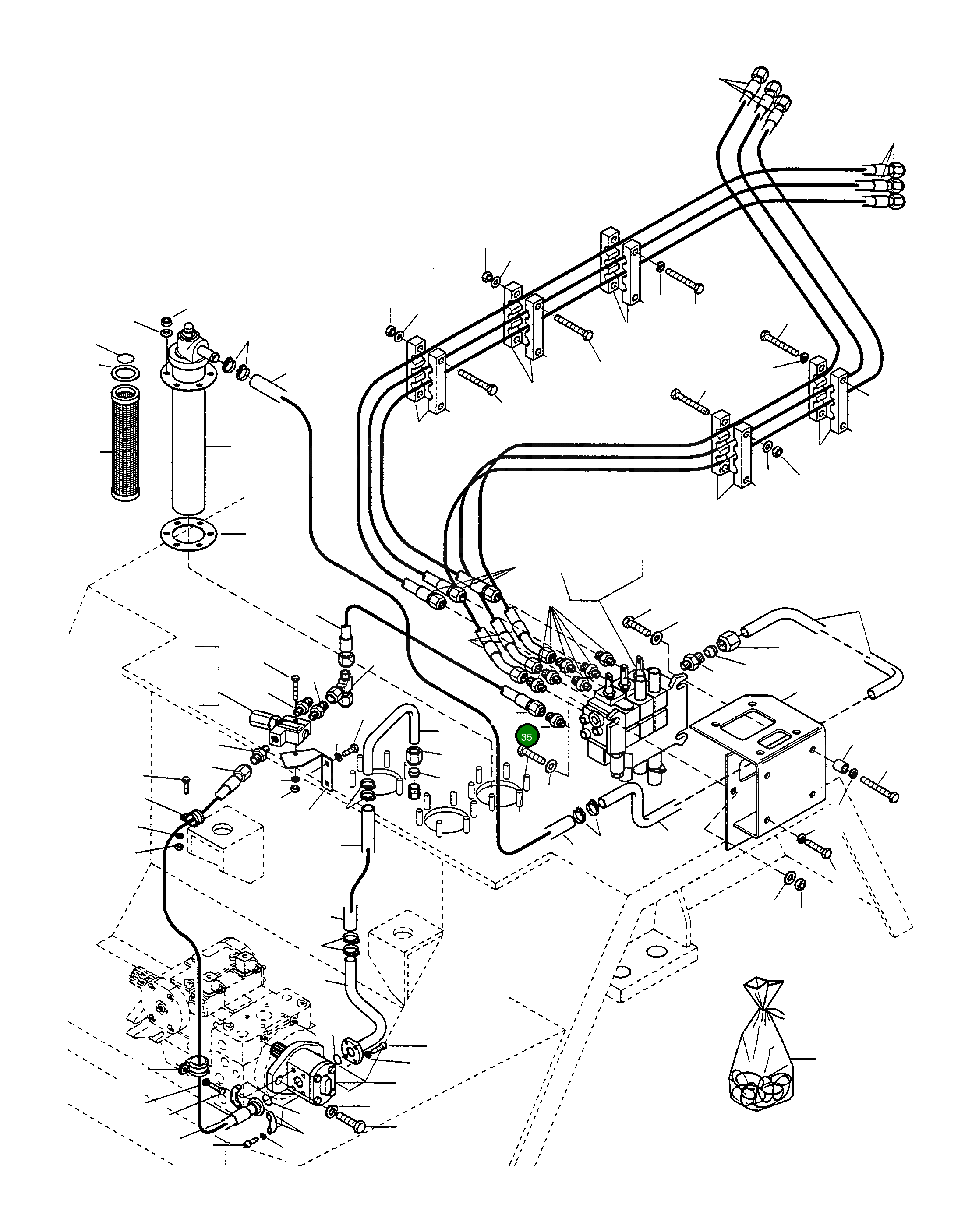 Шпилька 4700420X1 Komatsu