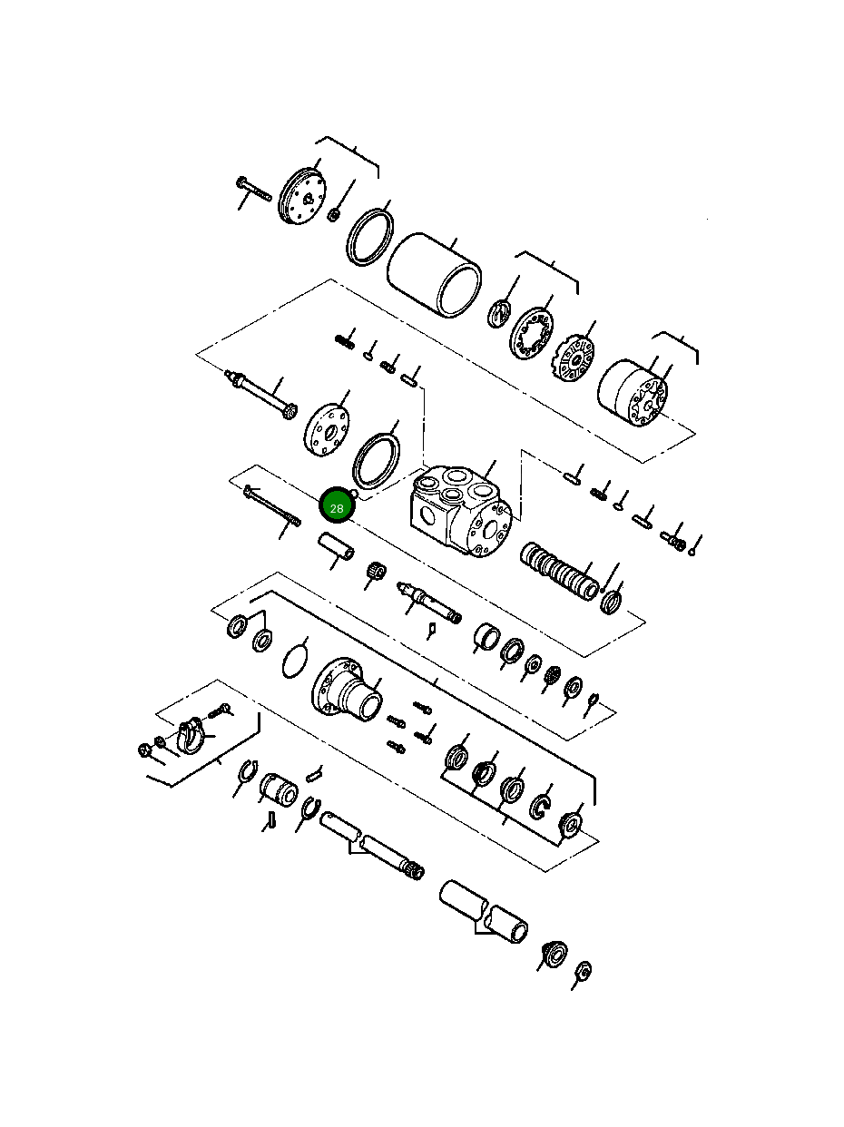 Шарик (диаметр 13/16 дюйма) 17 026 R1 Komatsu