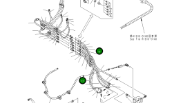 Шланг в сборе, 1300MM 21M-62-21981 Komatsu