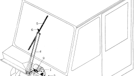 Щётка стеклоочистителя BW056217 Komatsu