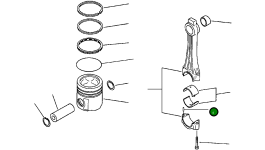 Штифт 1240 051 H1 Komatsu
