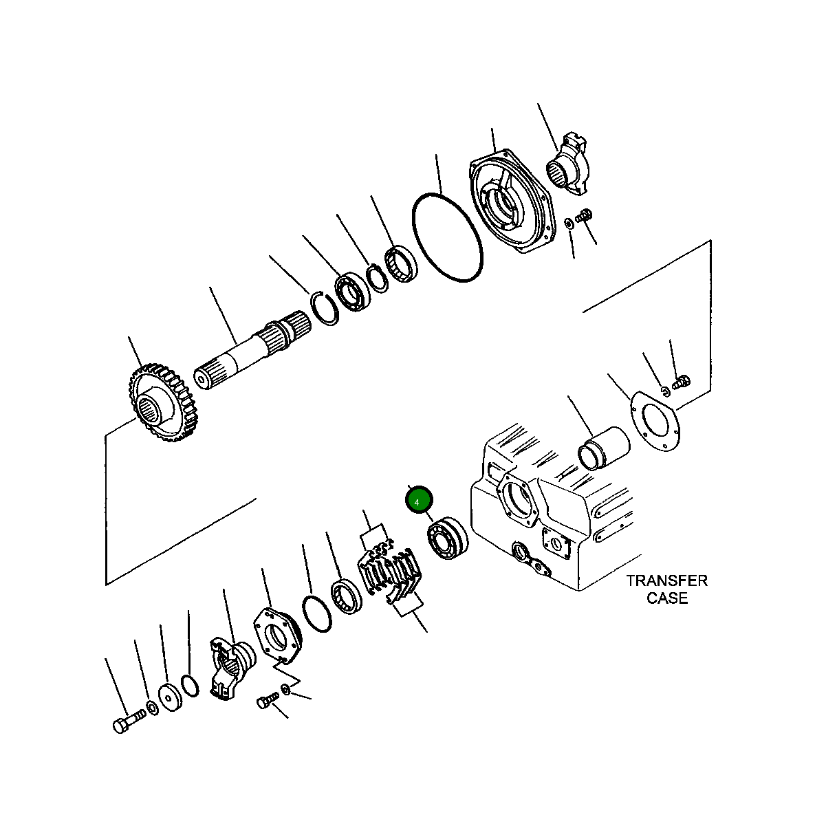 Роликовый подшипник 424-15-13390 Komatsu
