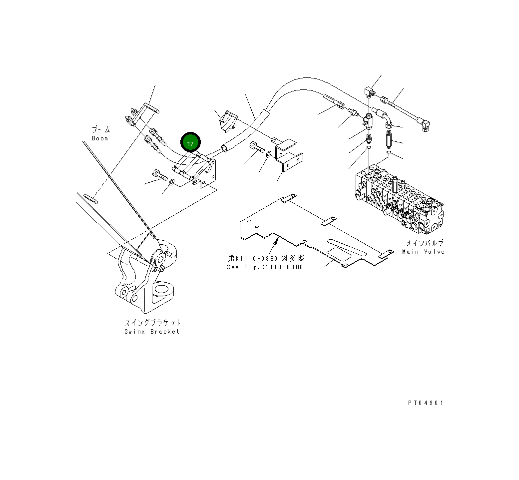 Хомут 22K-62-18410 Komatsu