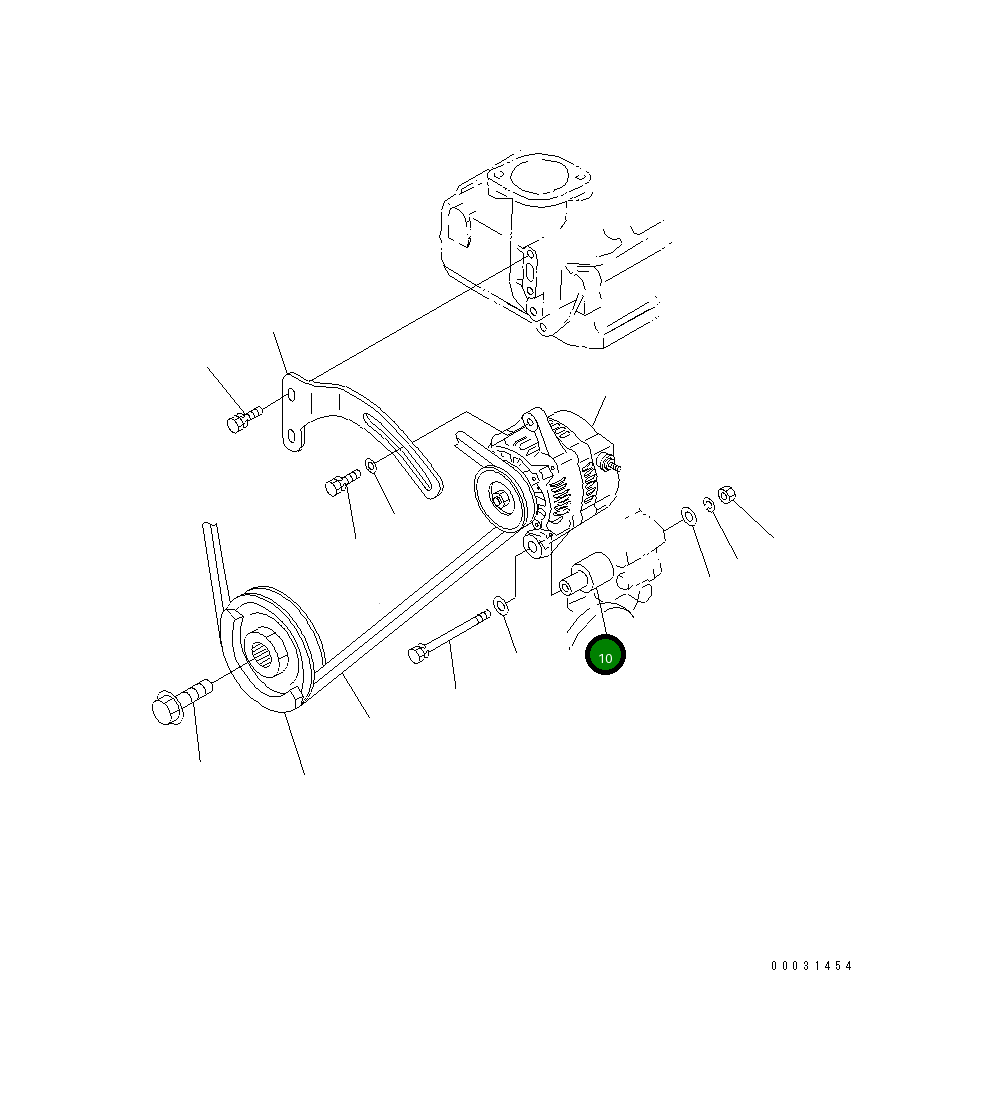 Втулка 460-257 Komatsu