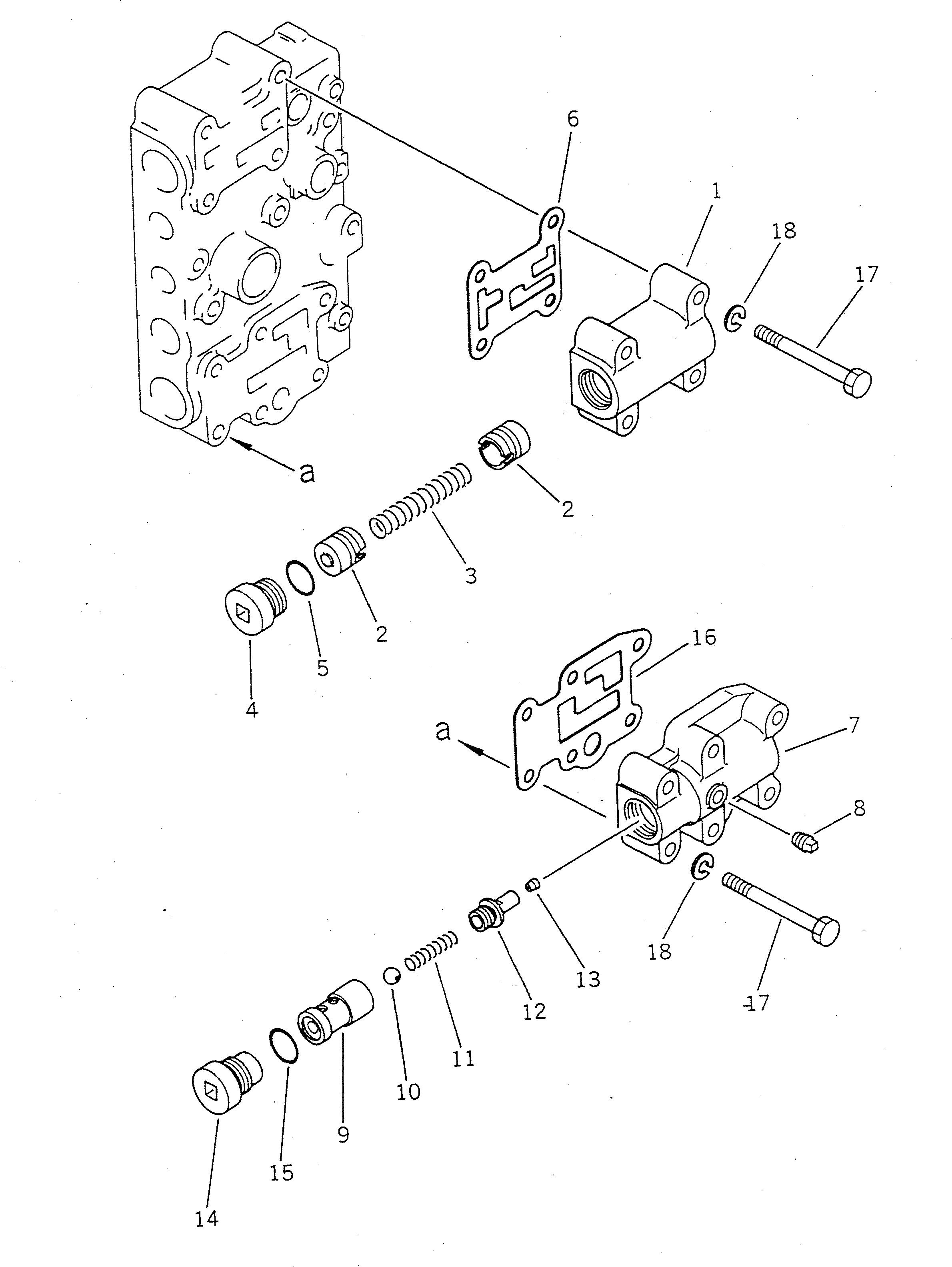 Корпус 417-15-15743 Komatsu