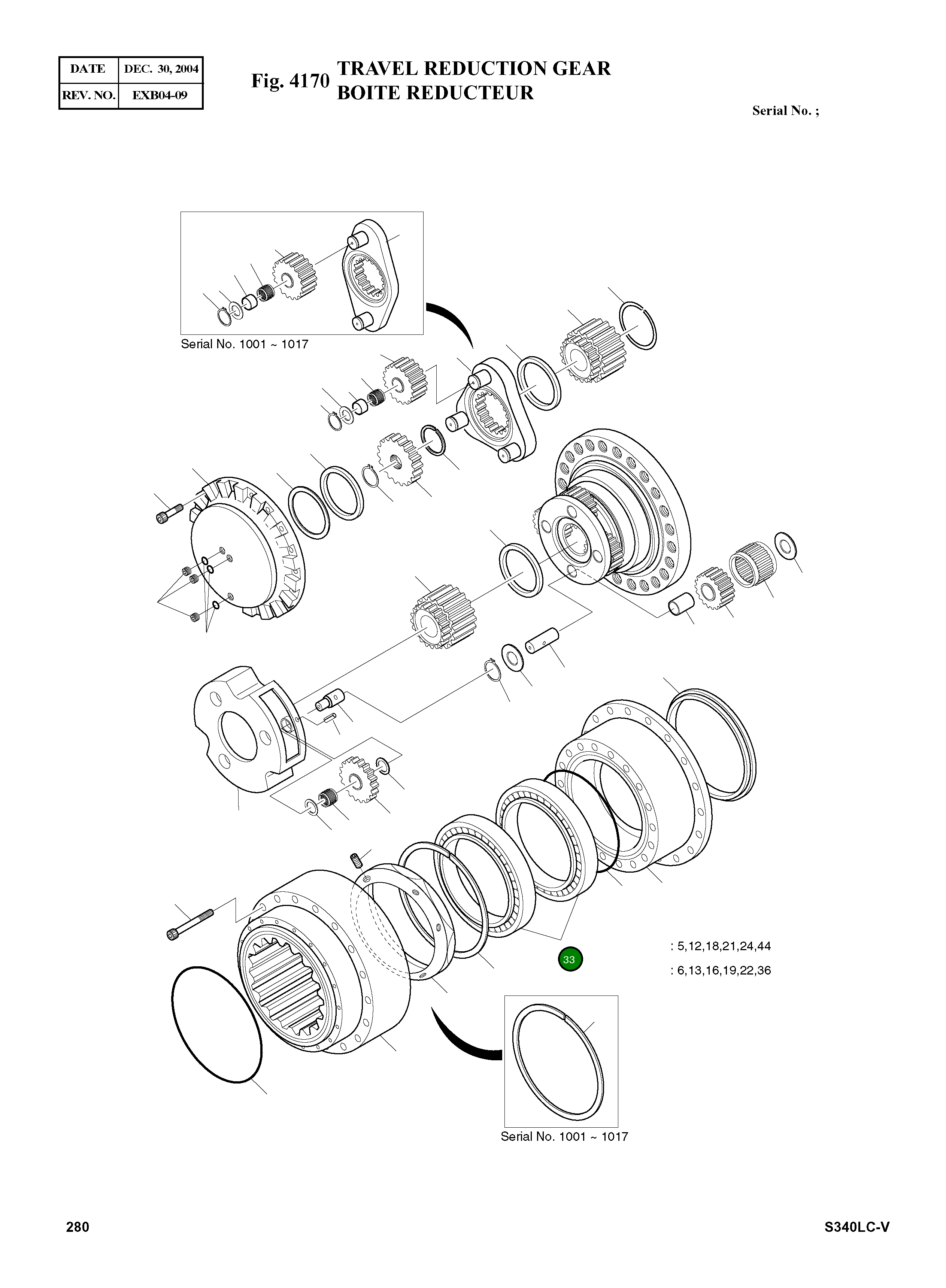 Угловой подшипник 234600 Komatsu