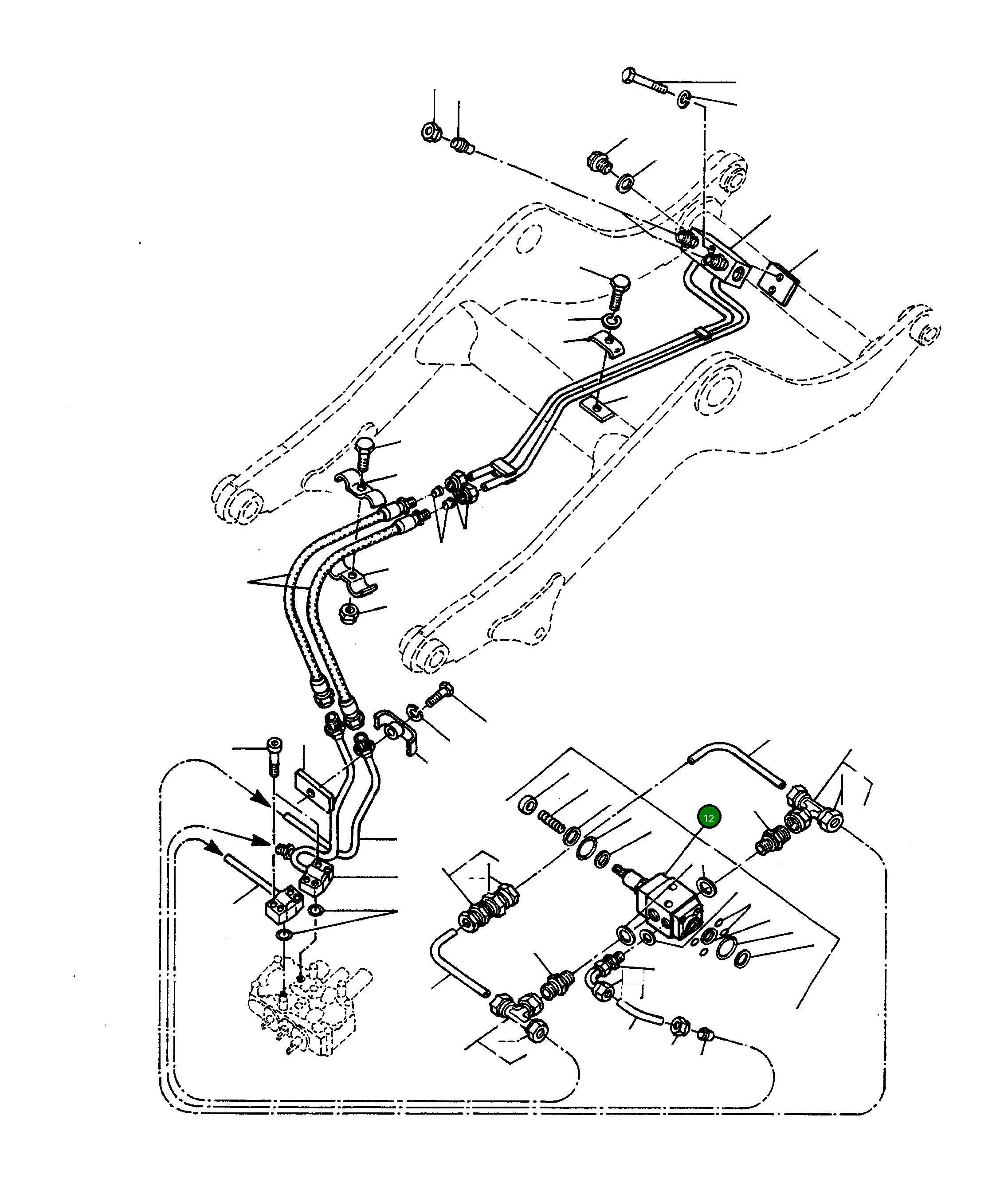 Клапан 2880556M91 Komatsu