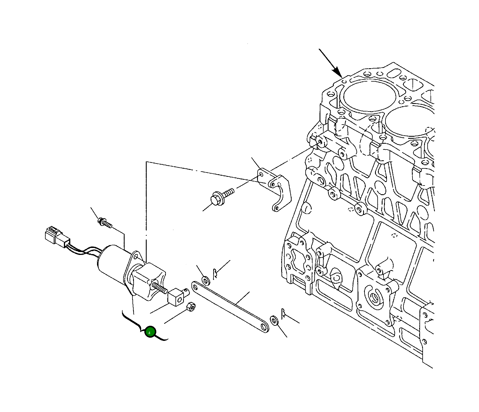 Шарнир YM119620-66820 Komatsu