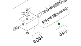 Клапан сброса давления, в сборе, предустановлен 320 бар 754 542 Komatsu
