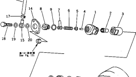 Распылитель YM172100-53000 Komatsu