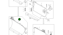 Отвал, правый 418-S72-2220 Komatsu