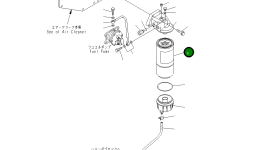 Фильтр в сборе, картриджный 600-311-3400 Komatsu