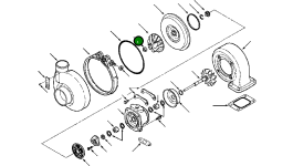 Стопорная гайка 1240 492 H1 Komatsu