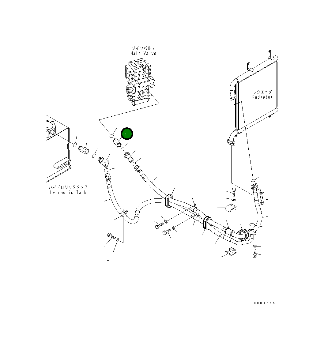 Шарнир 21W-62-43111 Komatsu