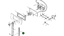 Щётка стеклоочистителя заднего стекла, 14" 1270 559 H1 Komatsu