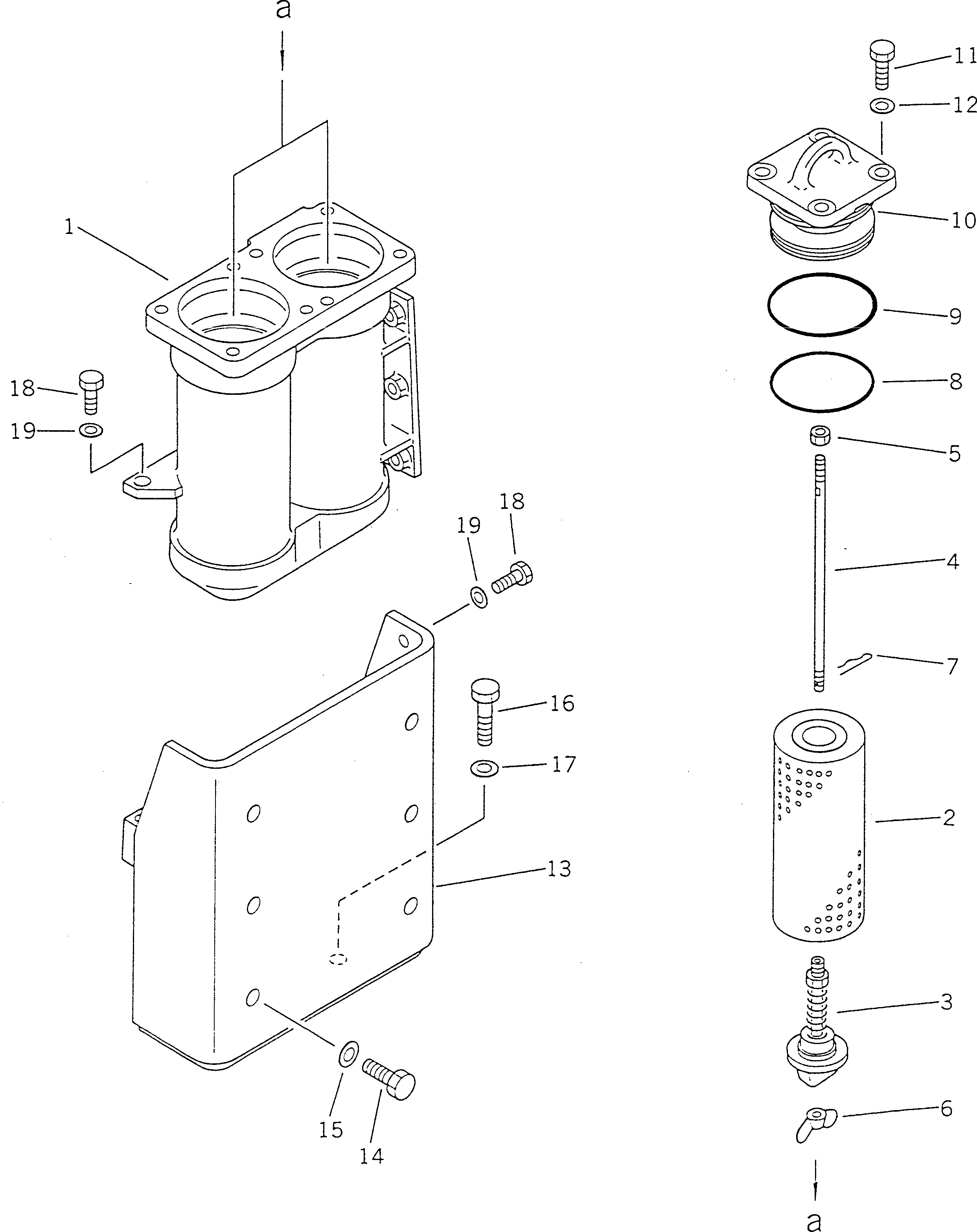 Кронштейн 195-49-12273 Komatsu