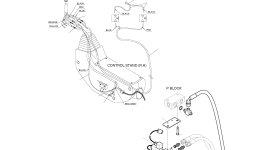 Штанга-рукоятка 731-00002 Komatsu