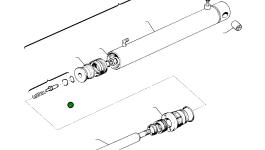 Шток UE0000156 Komatsu