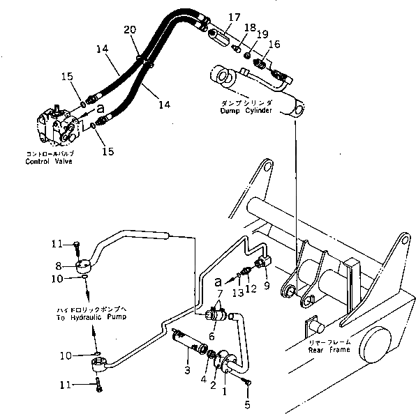 Хомут YM194151-48710 Komatsu