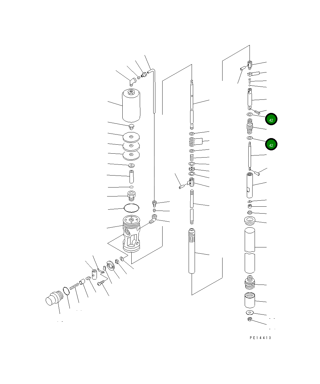 Шайба YU702977-4 Komatsu