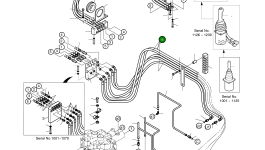 Шланг PF3/8-1600L 2184-1128D8 Komatsu