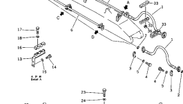 Шланг 07099-00614 Komatsu