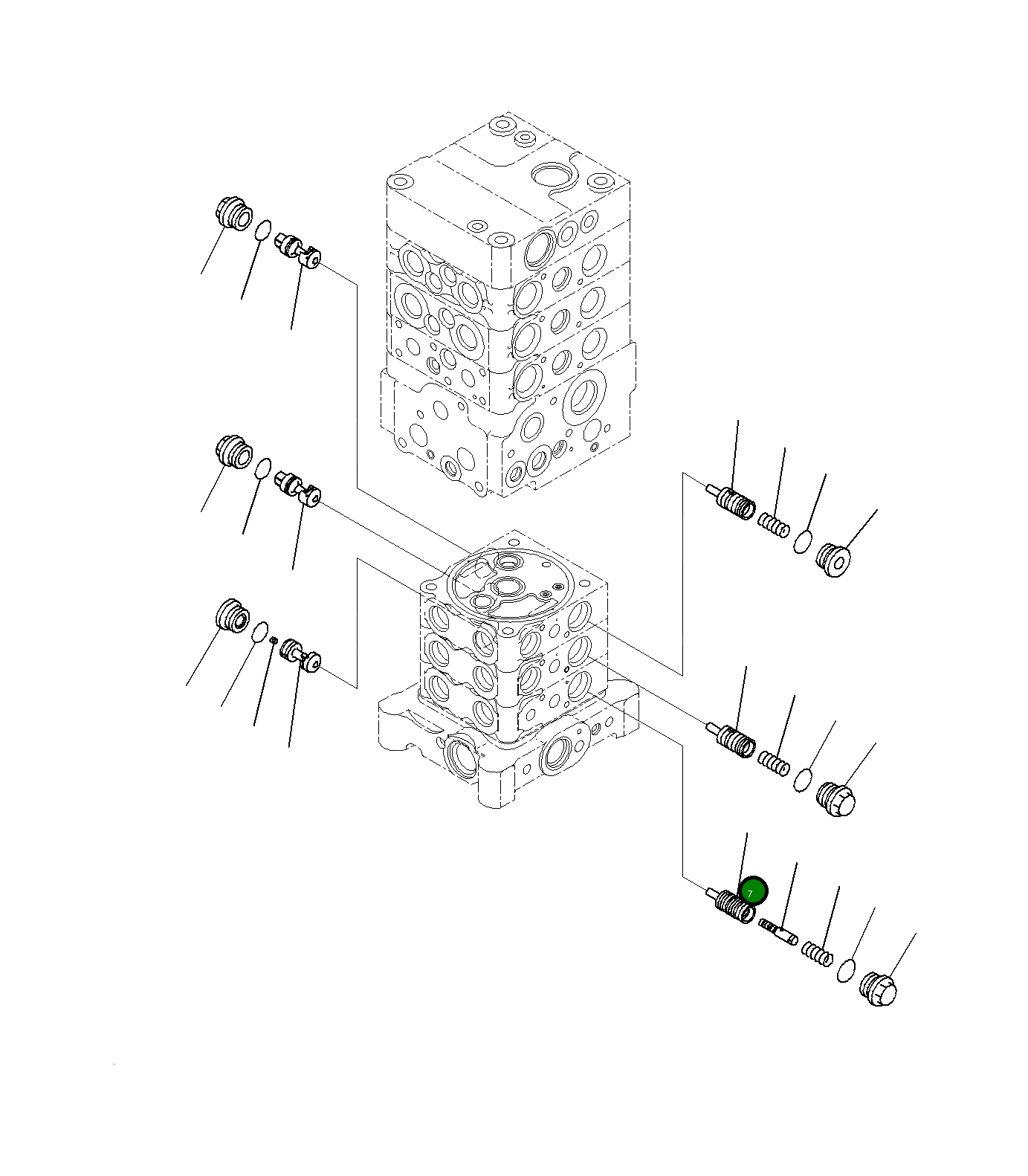 Клапан 723-26-51220 Komatsu