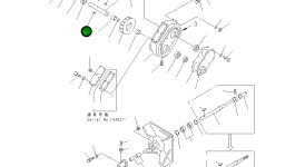 Шпонка TA03321445 Komatsu