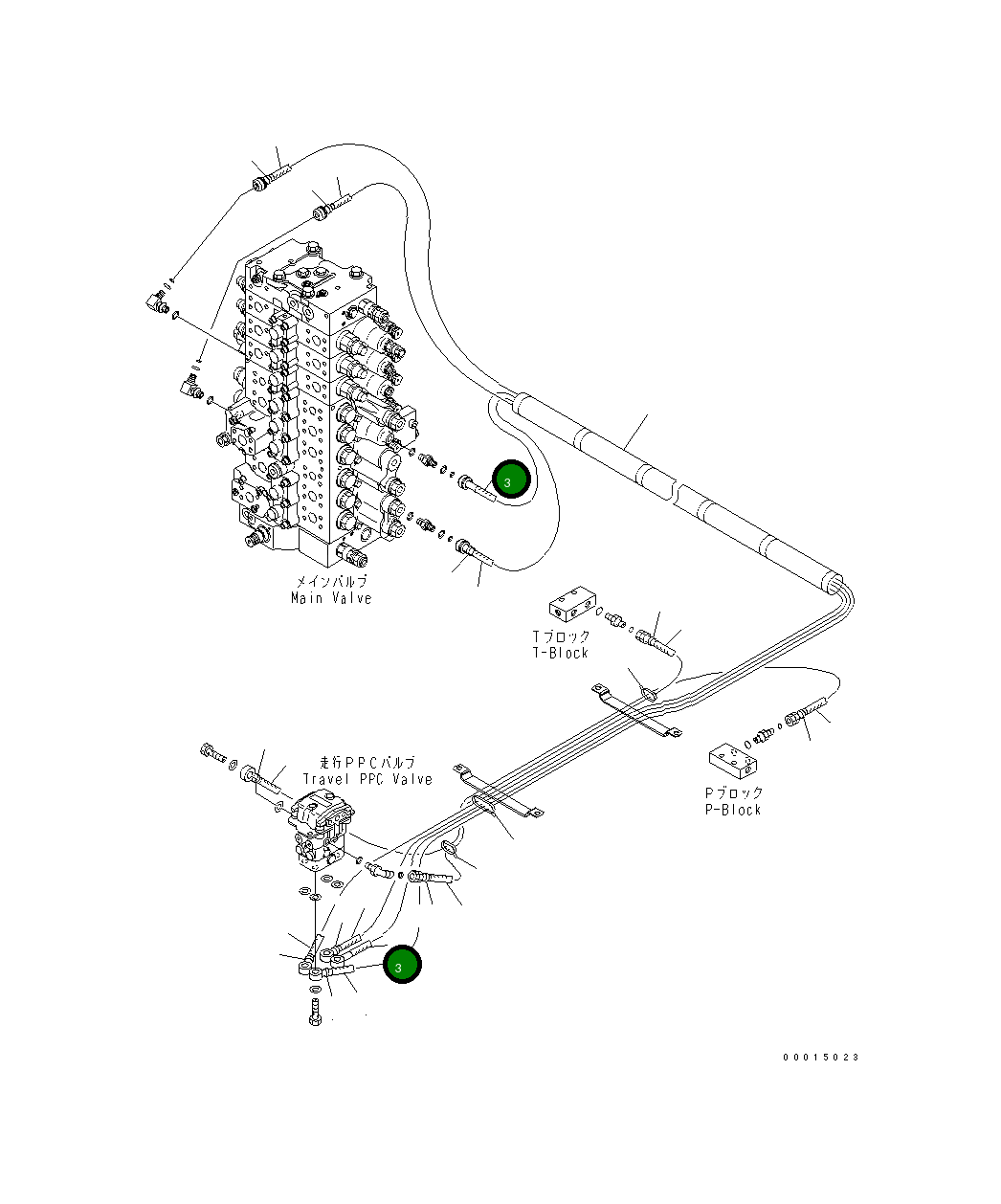 Шланг 3050MM 207-62-62741 Komatsu