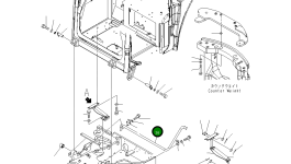 Штанга 22F-54-32821 Komatsu