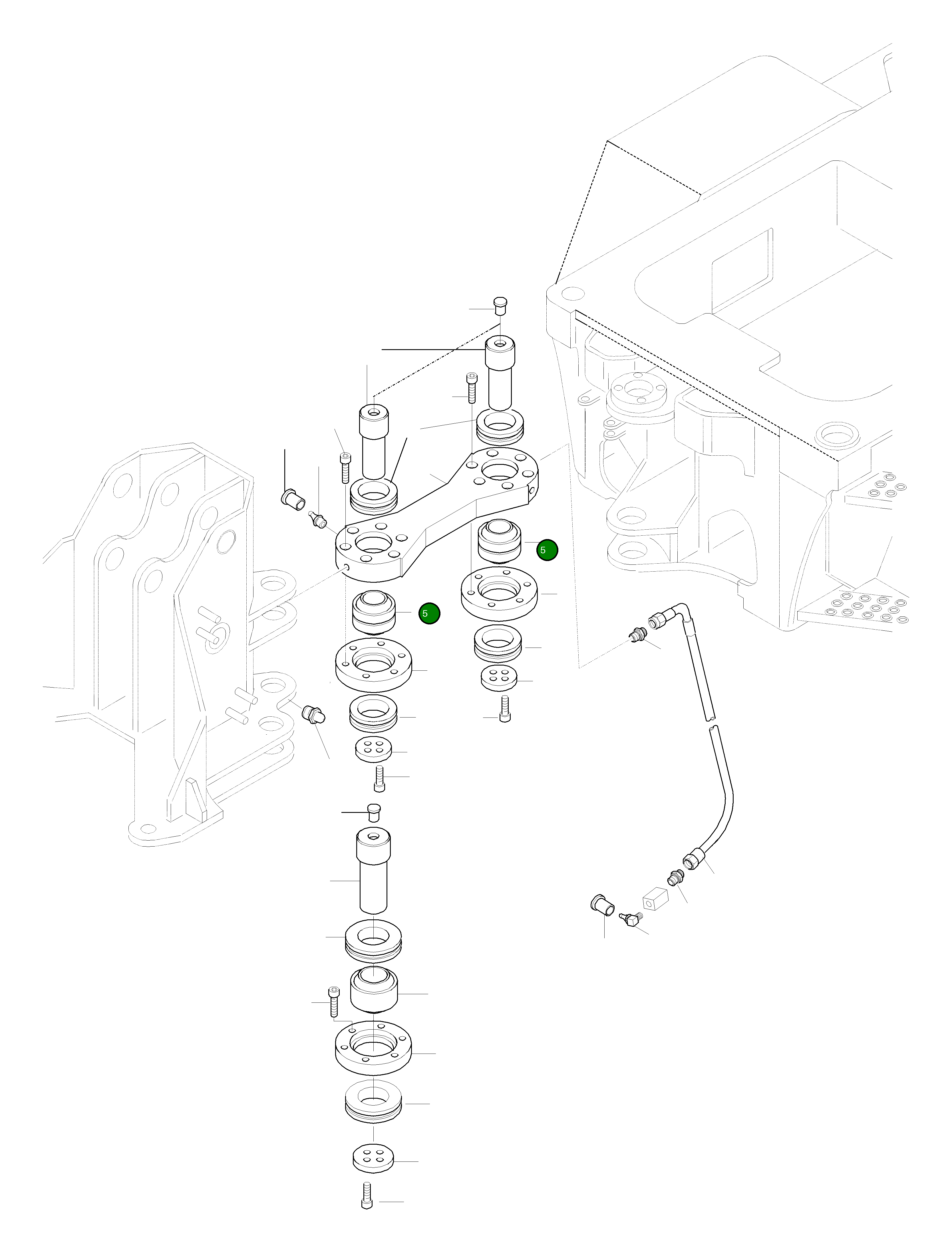 Шаровой шарнир 42T-09-H0510 Komatsu