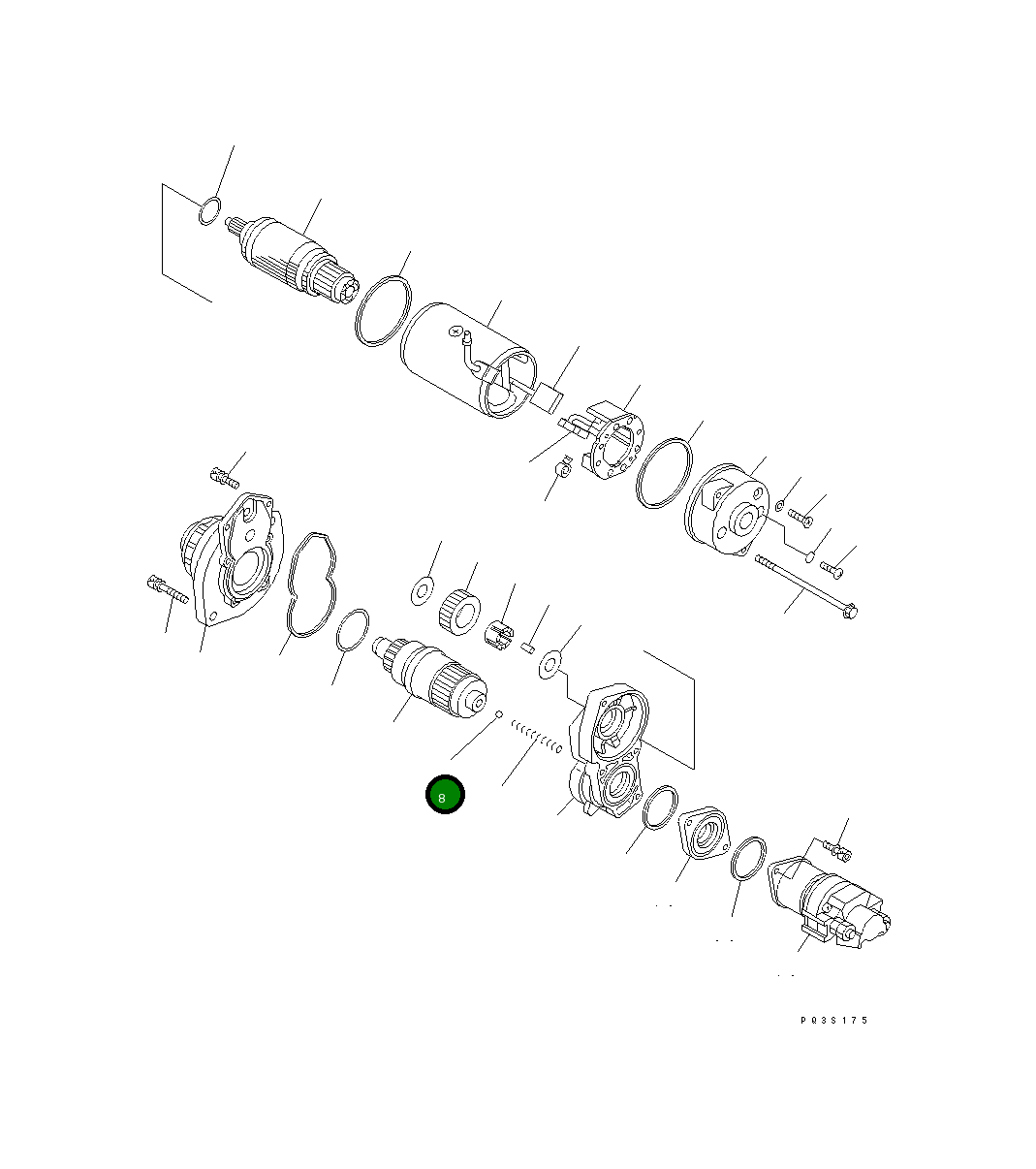 Шарик KD0-09203-0010 Komatsu