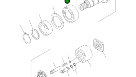 Роликовый подшипник 20E-60-K2650 Komatsu