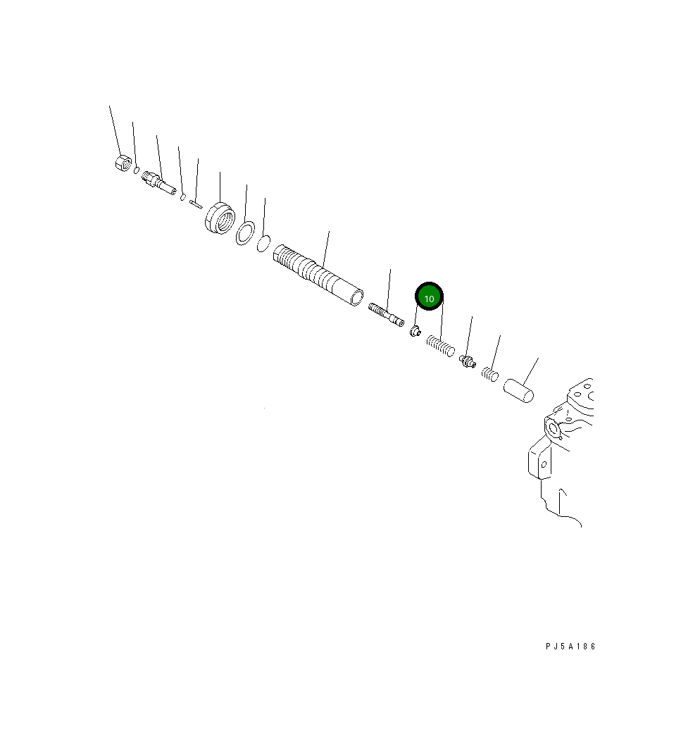 Сиденье 708-1W-26460 Komatsu
