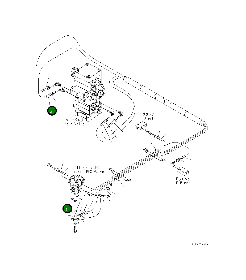 Шланг 3300MM 21K-62-71860 Komatsu