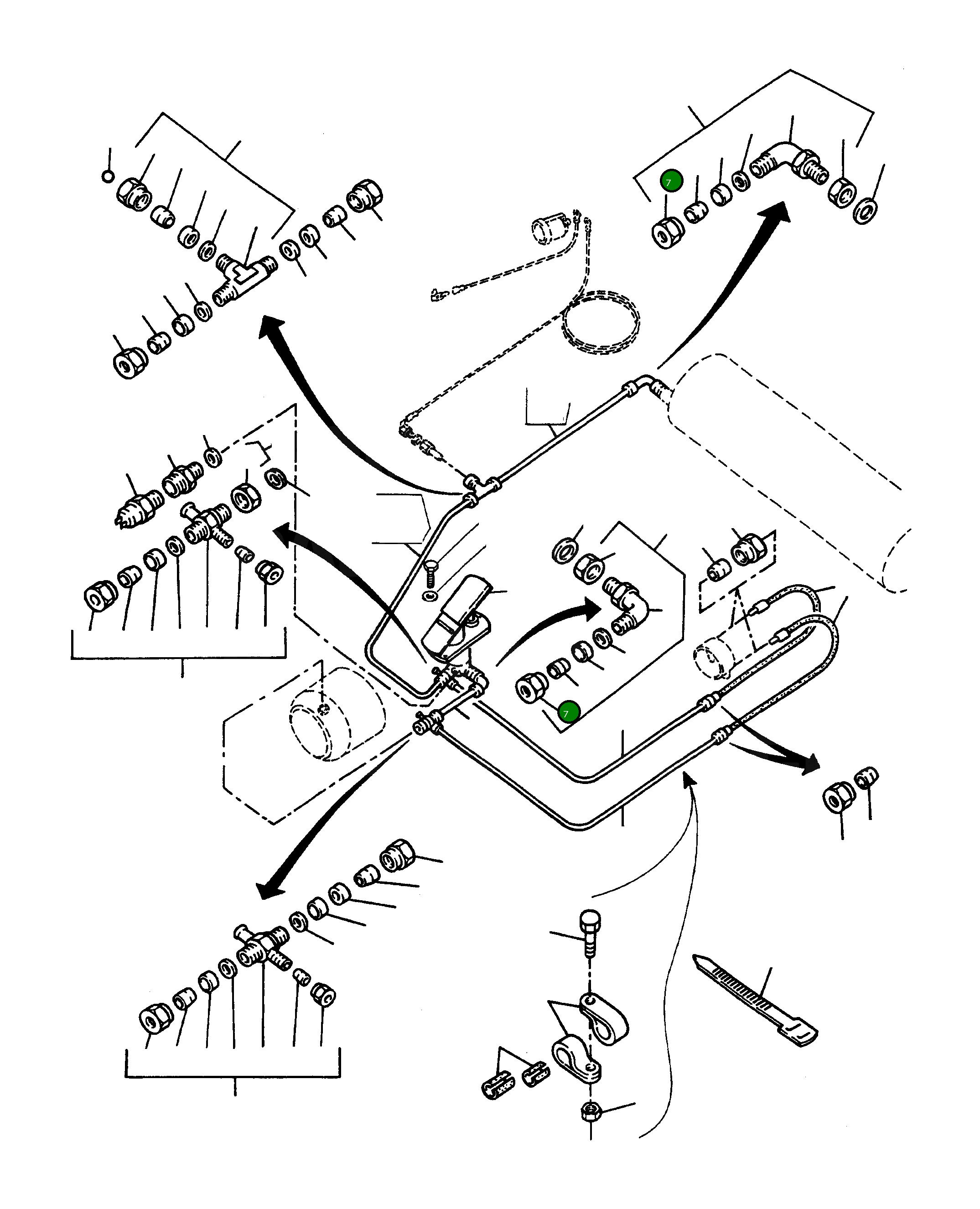 Гайка 1443688X1 Komatsu