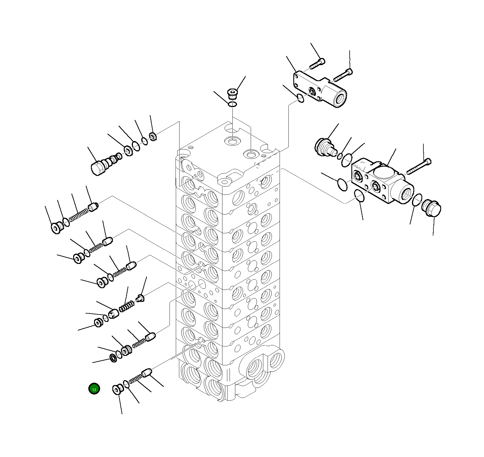 Клапан 890001931 Komatsu