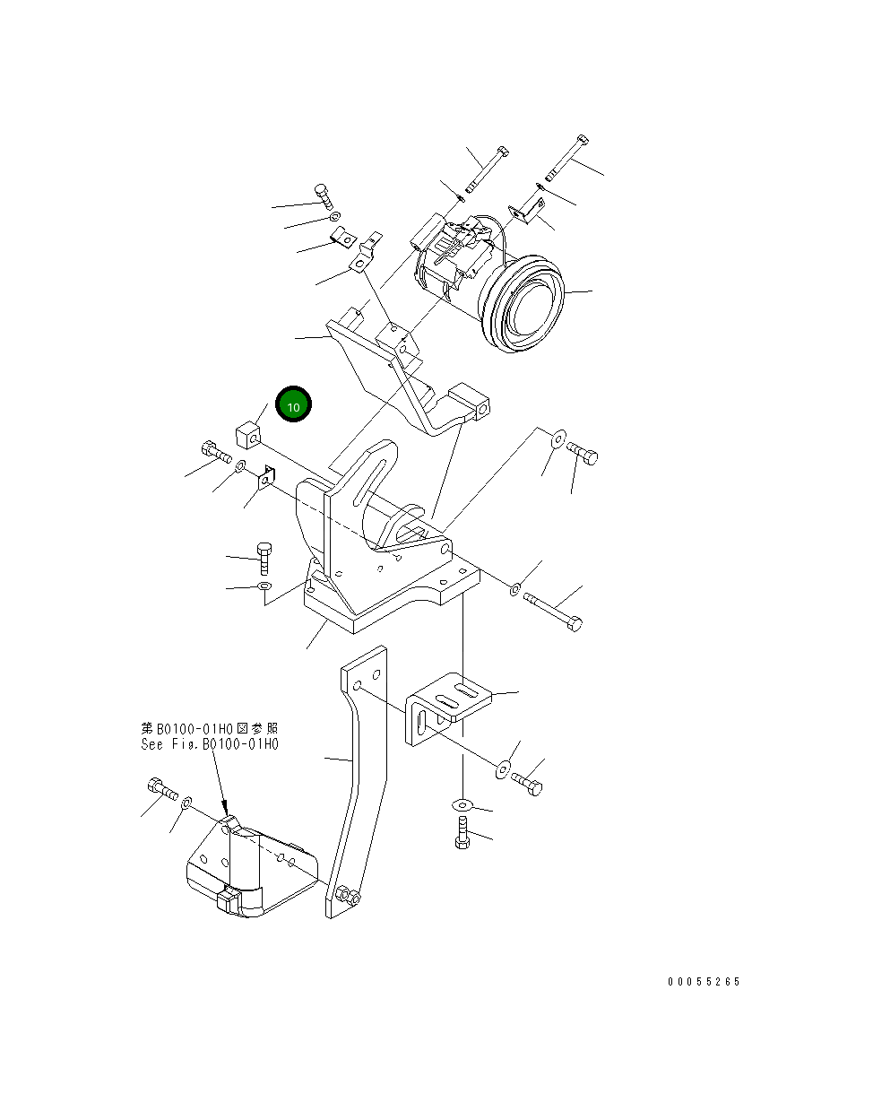 Сиденье 01572-21422 Komatsu