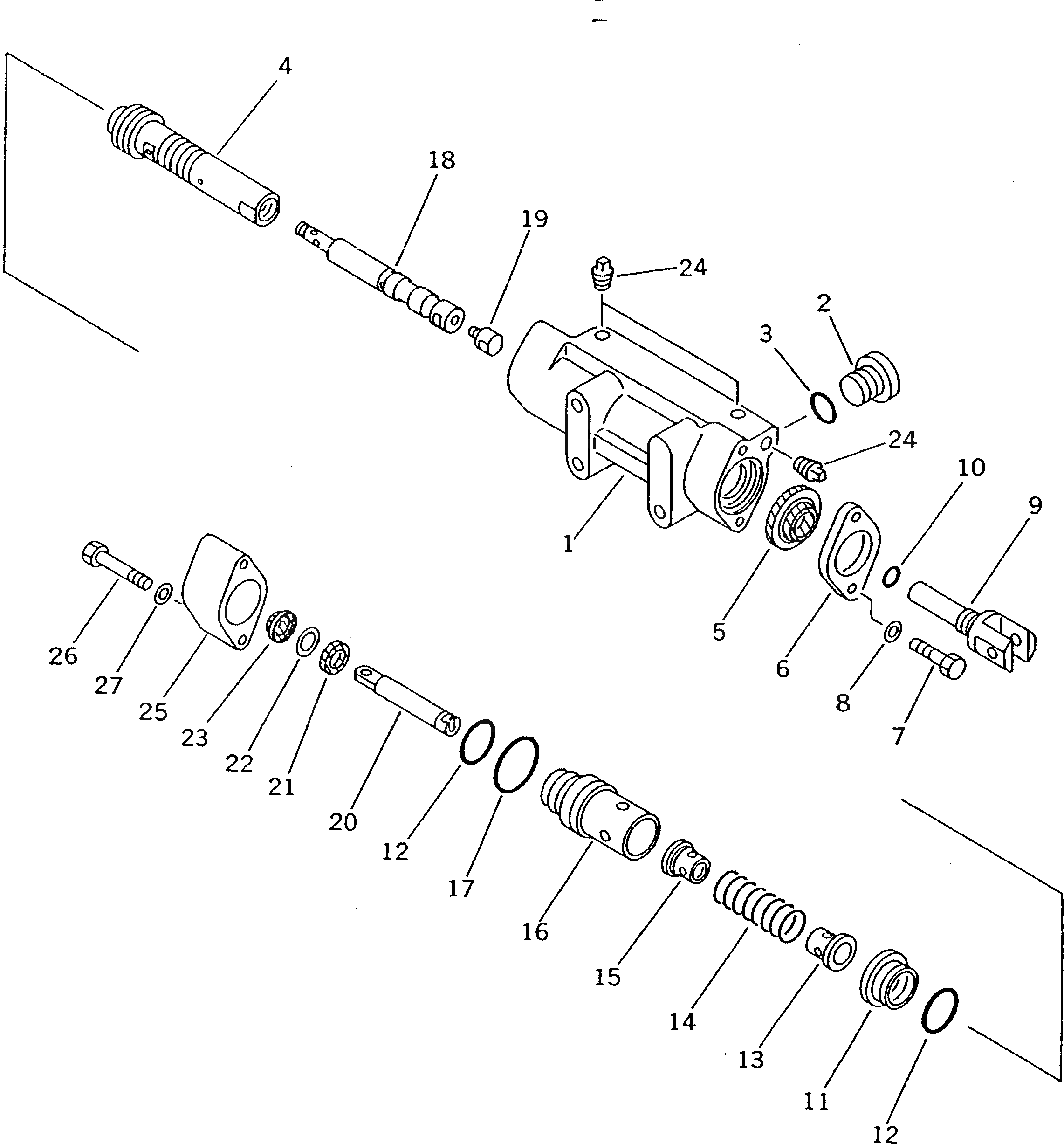 Шарнир 198-43-44550 Komatsu