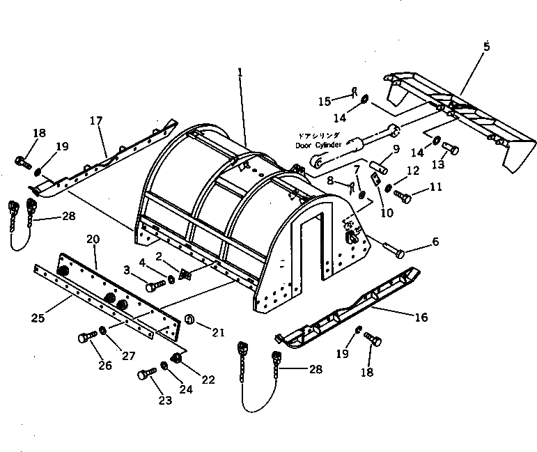 Сиденье 262-70-14530 Komatsu
