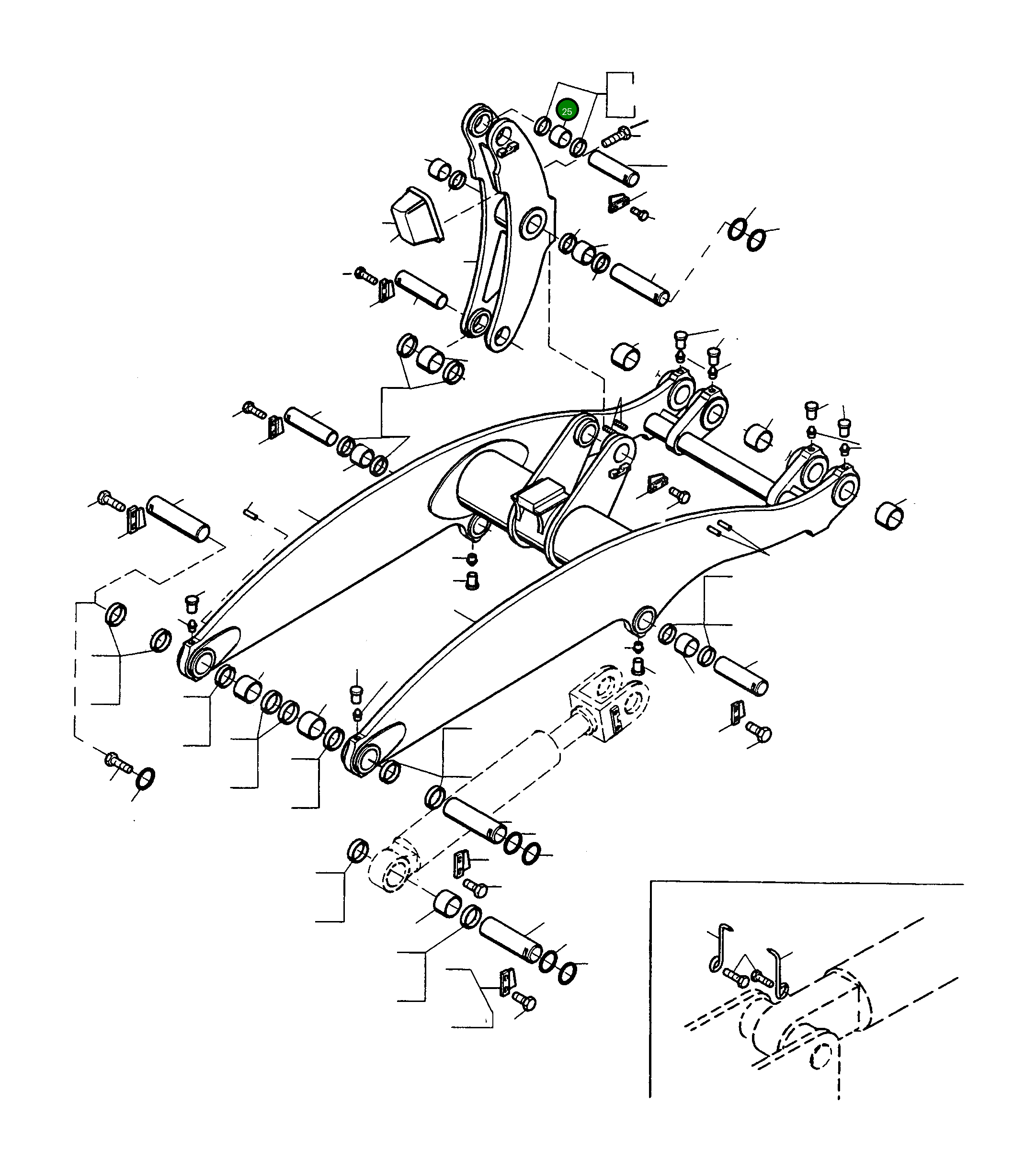 Втулка 4227342M1 Komatsu