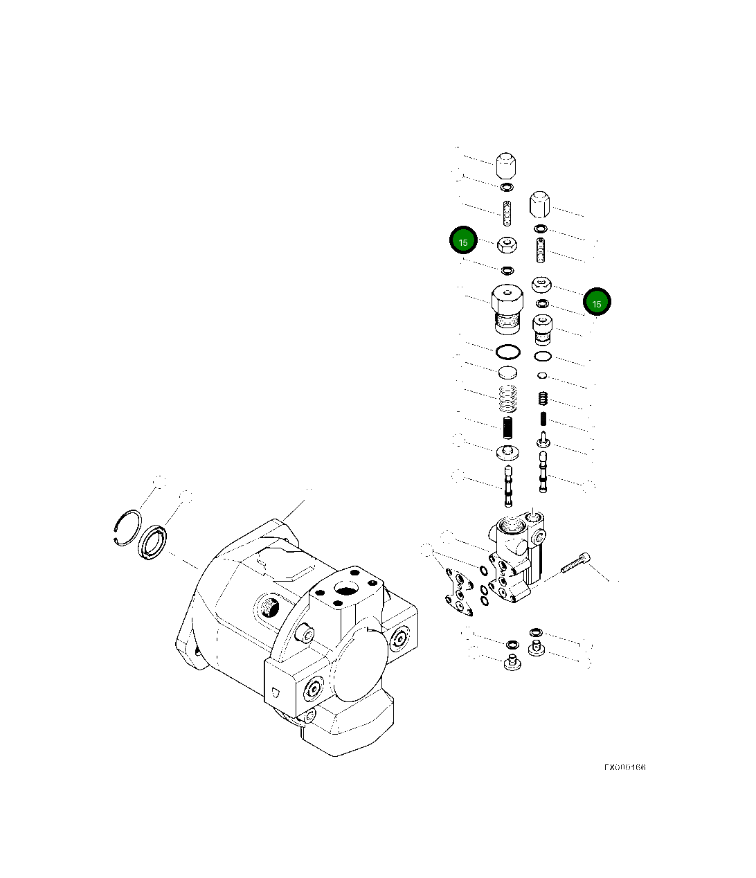 Контргайка тонкая 17458 Komatsu
